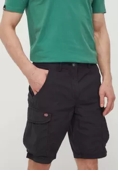 Napapijri pantaloni scurti din bumbac Noto 2.0 culoarea negru, NP0A4HOQ0411 imagine