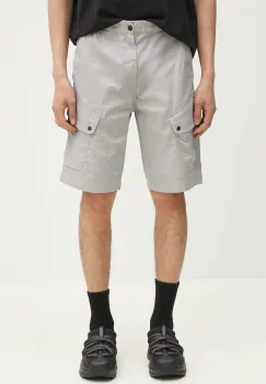 Napapijri pantaloni scurti N-Senio barbati, culoarea gri, NP0A4IMEH621 imagine