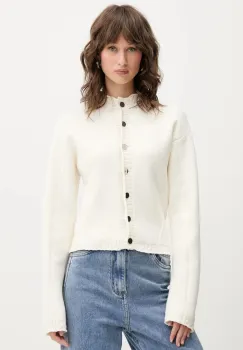 Never Fully Dressed cardigan culoarea bej, NFDKN676 imagine