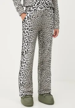 Newland pantaloni sport LADY LEG PANTS culoarea bej, cu imprimeu, N46760.193 imagine