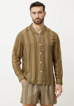 OAS camasa barbati, culoarea verde, relaxed, 7019 imagine