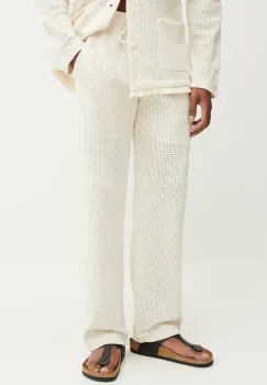 OAS pantaloni barbati, culoarea bej, drept, 5014 imagine