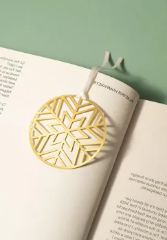 Octaevo fila la carti Christmas Bauble 5 x 10 cm culoarea galben imagine