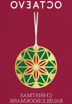 Octaevo fila la carti Christmas Bauble 5 x 10 cm culoarea galben imagine