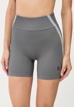 ON running pantaloni scurti de yoga Studio culoarea gri, cu imprimeu, high waist, 1WF10360962 imagine