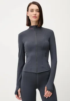 P.E Nation hanorac de antrenament Breakthrough culoarea negru, uni, 243J297 imagine