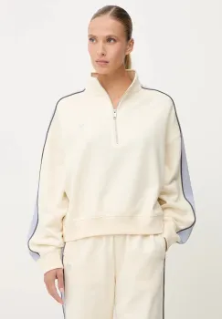 P.E Nation hanorac de bumbac Align culoarea bej, cu imprimeu, 253F171 imagine