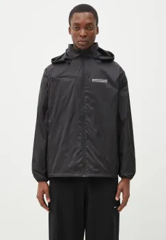 Pangaia geaca culoarea negru, de tranzitie, 10002129 imagine