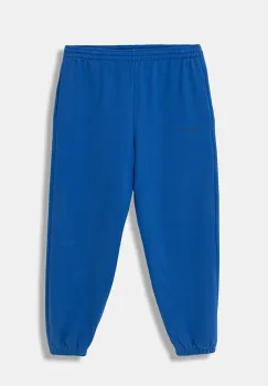 Pangaia pantaloni de trening din bumbac culoarea bleumarin, uni imagine