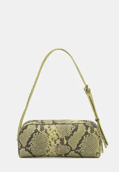 Patrizia Pepe Geanta baguette de dama din piele imagine