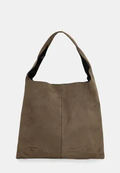 Patrizia Pepe geanta femeiasca piele intoarsa imagine