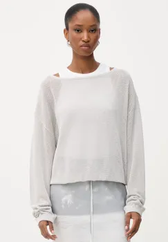 Patrizia Pepe pulover pentru femei, din bumbac imagine