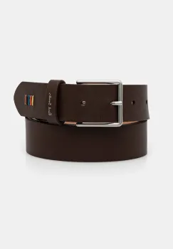 Paul Smith curea de piele culoarea maro, M1A-7946-NSTITC imagine