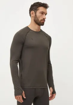 Peak Performance longsleeve functional Spirit culoarea verde, G79756 imagine