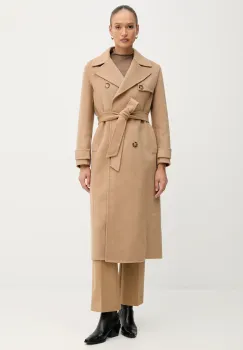 Pedro del Hierro haina din amestec de lana culoarea maro, 7522237 imagine