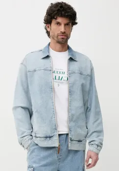 Pepe Jeans geaca jeans EMMETT FADEOUT de tranzitie, PM403101 imagine