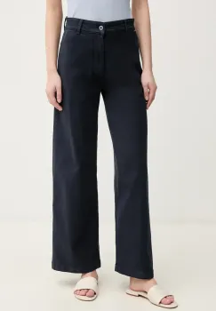 Pepe Jeans jeansi HIGH RISE WIDE CROP TANIA femei high waist, PL211801 imagine