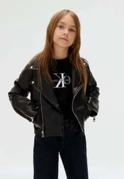 Pinko geaca biker de piele imagine