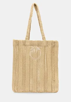 Pinko geanta dama impletita imagine