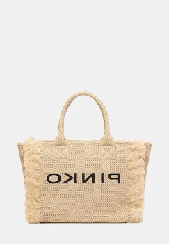 Pinko Geanta shopper de dama impletita imagine