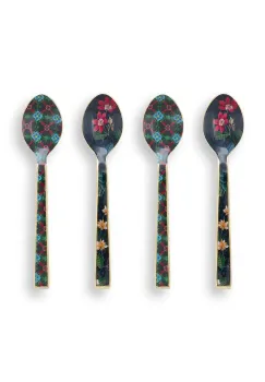 Pip Studio set de linguri Enamelled Berry Blues 4-pack imagine