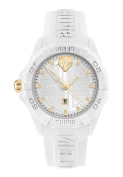 PLEIN SPORT ceas culoarea alb, PSQGA0225 imagine