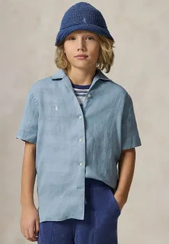 polo Ralph Lauren camasa pentru copii, din in imagine