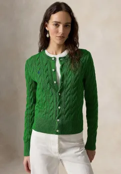 Polo Ralph Lauren Cardigan de dama din bumbac imagine