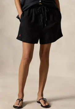 Polo Ralph Lauren pantaloni scurti de dama din in LINEN-WVN-SHORTS imagine