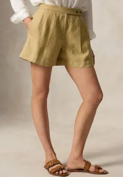 Polo Ralph Lauren Pantaloni scurti femei din in DELAVE LINEN-WVN-SHORTS imagine