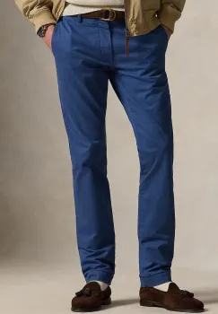 Polo Ralph Lauren pantaloni slim fit barbati cu bumbac Slim Fit HDN Pant imagine