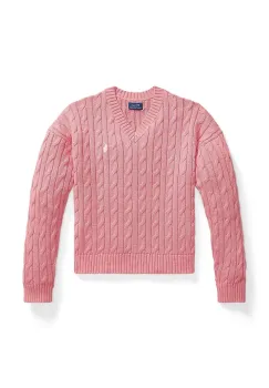 Polo Ralph Lauren pulover de bumbac pentru copii imagine