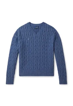 Polo Ralph Lauren pulover de bumbac pentru copii imagine