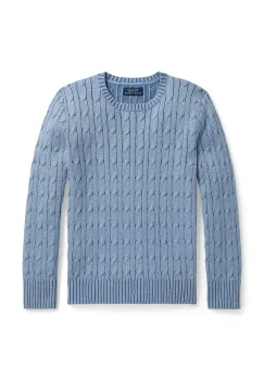 Polo Ralph Lauren pulover de bumbac pentru copii imagine