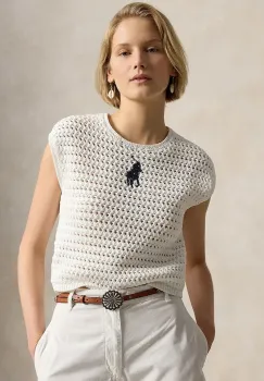 Polo Ralph Lauren pulover pentru femei, din bumbac imagine