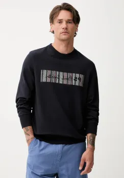 PS Paul Smith bluza culoarea bleumarin, cu imprimeu, M2R-668UE-TP5160 imagine