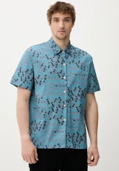 PS Paul Smith camasa din bumbac culoarea turcoaz, regular, M2R.695U.P22315 imagine