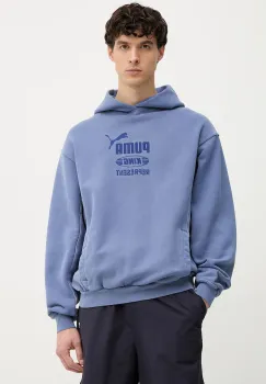 Puma hanorac cu gluga barbatesc din bumbac PUMA x REPRESENT imagine