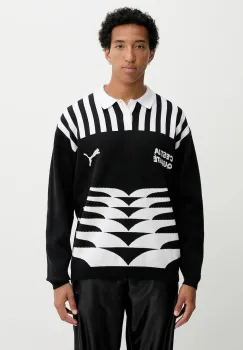Puma pulover culoarea negru, light, 632512 imagine