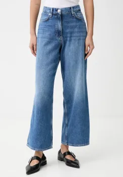 rag & bone blugi wide leg pentru femei imagine