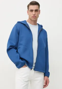 Rains bluza Safi Fleece Hood Jacket T1 culoarea violet, cu gluga, uni, 21900 imagine