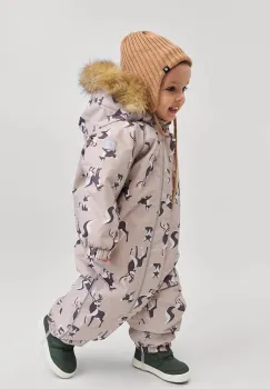 Reima combinezon bebe Lappi culoarea bej, 5100129C imagine