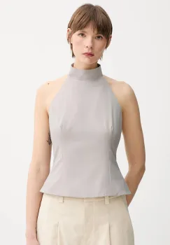 Remain bluza culoarea gri, uni, 5025973058 imagine