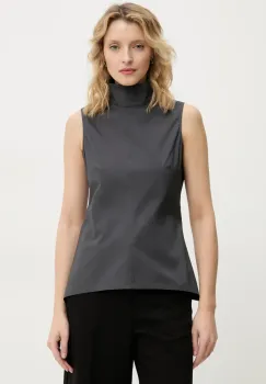 Remain bluza femei, culoarea gri, uni, 502555847 imagine