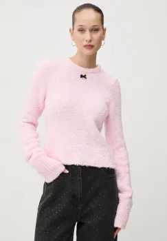 Rotate pulover de bumbac culoarea roz, 1139481011 imagine