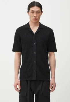 Samsoe Samsoe camasa din bumbac SARLO barbati, culoarea verde, regular, M25100008 imagine