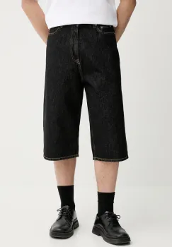 Samsoe Samsoe pantaloni scurti jeans SAROGER culoarea gri, M25200009 imagine