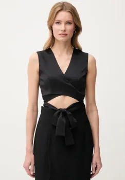 Sandro Ferrone vesta culoarea negru, desfacut, S23XBEBARMAN imagine