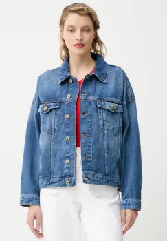 Sessun geaca jeans de tranzitie, oversize, 23321006 imagine