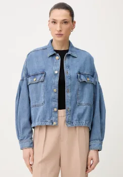 Sessun jacheta scurta pentru femei, din denim imagine